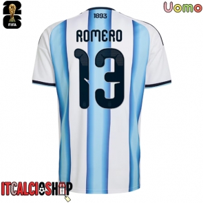 Argentina Cristian Romero #13 Prima Maglia Mondiali 2026 Manica Corta